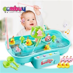 CB881053 CB882501 - Battery music LED magnetic water kids fishing toy with duck
